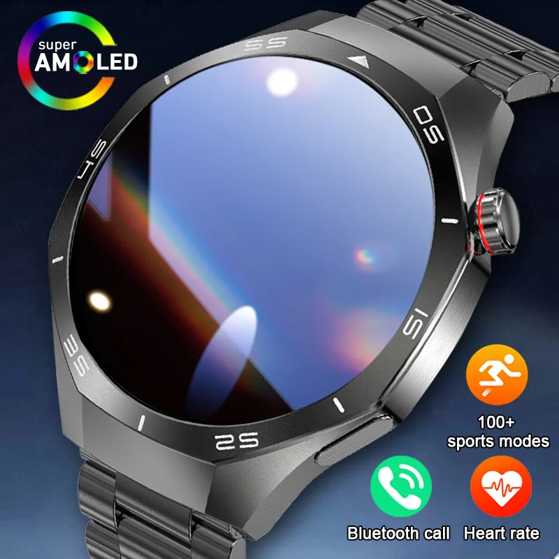 

2025 Новые часы 5, обновленная версия, спортивные уличные умные часы, мужские AMOLED-экраны, Bluetooth-вызов, пульсометр, водонепроницаемые женские часы