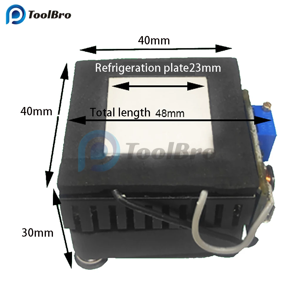 Imagem -05 - Refrigerador Termoelétrico Peltier para Celular Refrigeração Semicondutora Sistema de Refrigeração ar Condicionado Kit Faça Você Mesmo Sr01 5v
