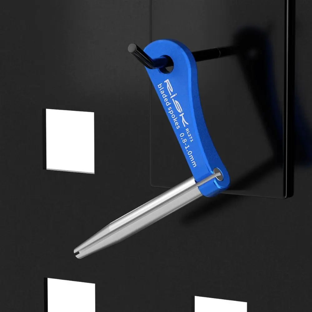 

0.8mm to 1.3mm Road Bike Spoke Wrench Repair Professional Flat Spoke Fixing Tool Accessories Maintenance Bicycle Spoke Holder