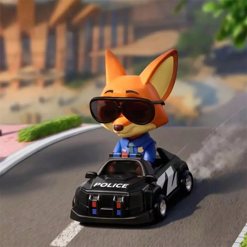 Zootopia جودي نيك أنيمي الشكل صندوق أعمى Miniso ديزني خربش رحلة ممتعة Kawaii دمية سطح المكتب ديكور لعبة هدية الكريسماس عشوائي 1 قطعة #3