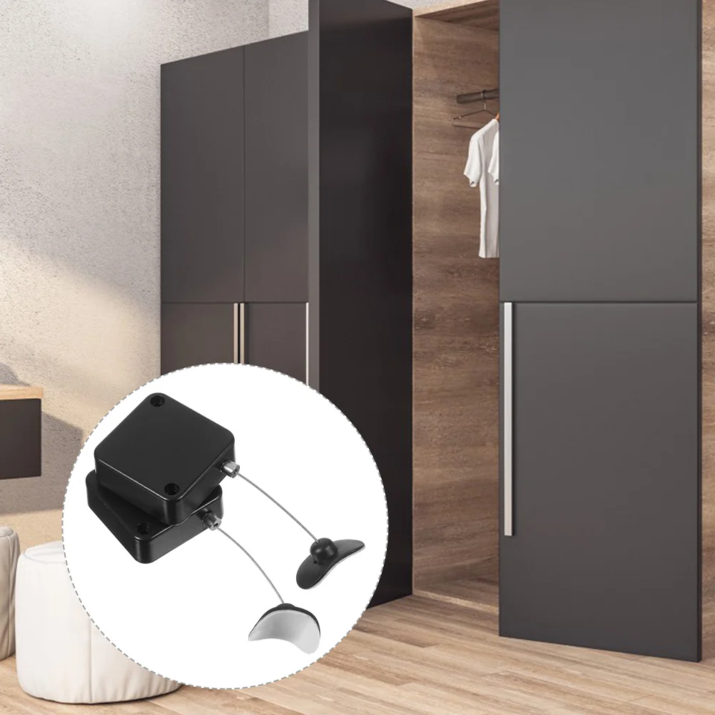 Anti-theft Wire Rope Retractable Security Cable Lock Telescopic Remote Control Metal Holder Tether