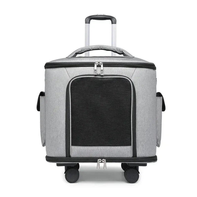 

Cat bag out portable super-large capacity pet luggage case cat dog breathable collapsible rod pet bag Hot sales