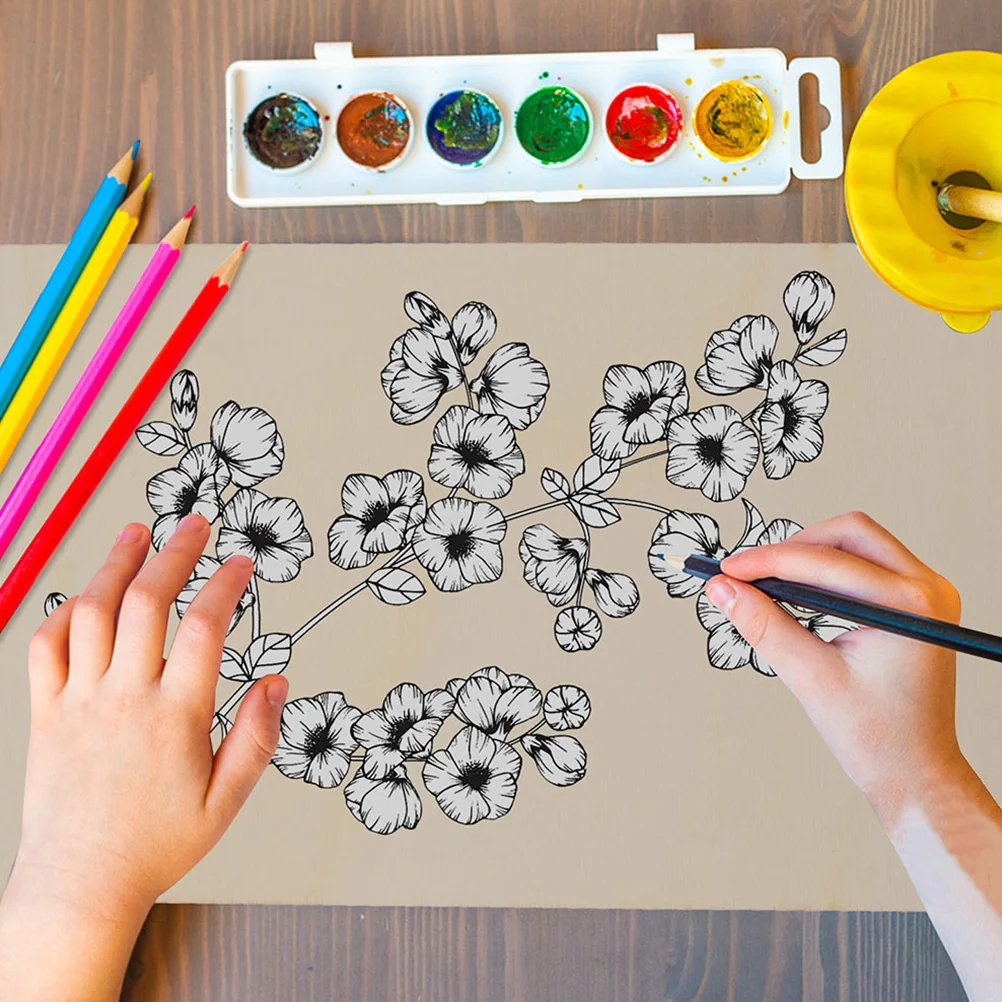 

5Pcs Unfinished Wood Plaque Blank Hanging Signs Smooth Surface Wood Boards for DIY Painting Craft Decoration Blank Wooden Slices