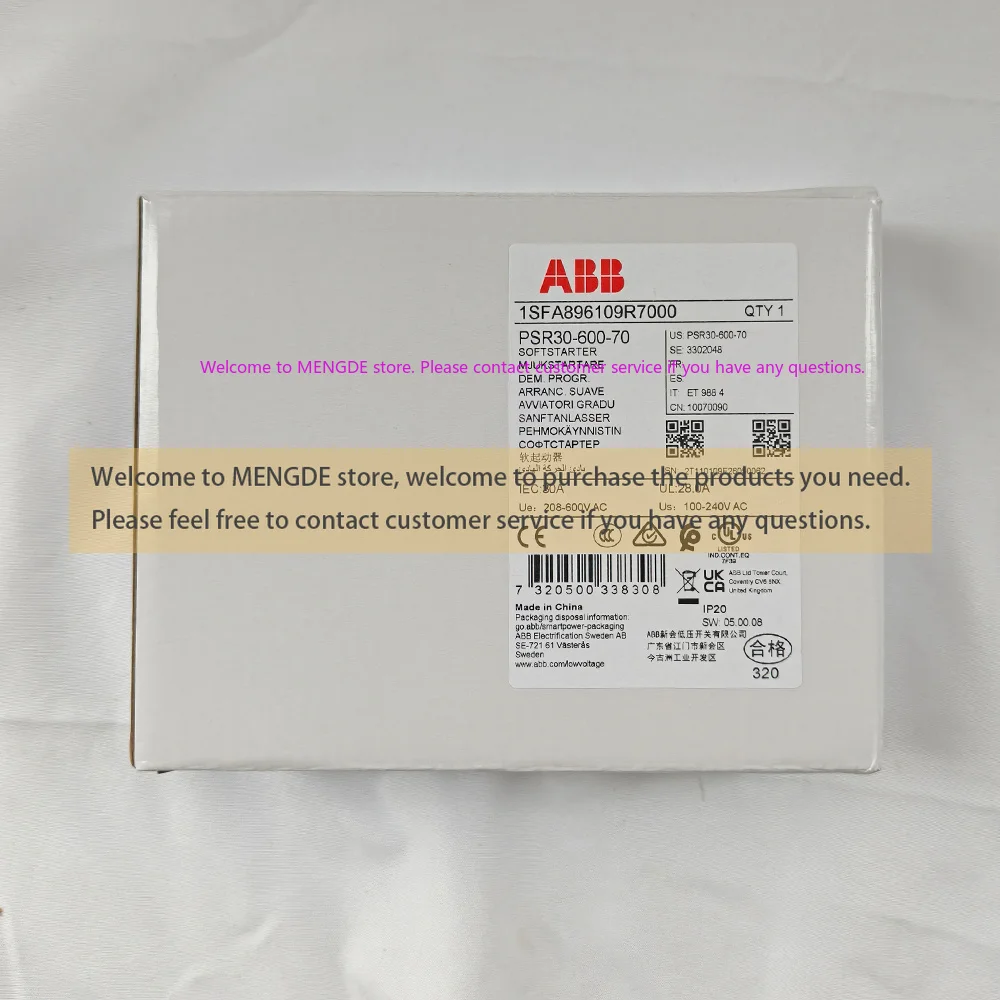 ABB PSR3-600-70 PSR6-600-70 PSR9-600-70 PSR12-600-70 PSR16-600-70 PSR25-600-70 PSR30-600-70 Soft Starter Original