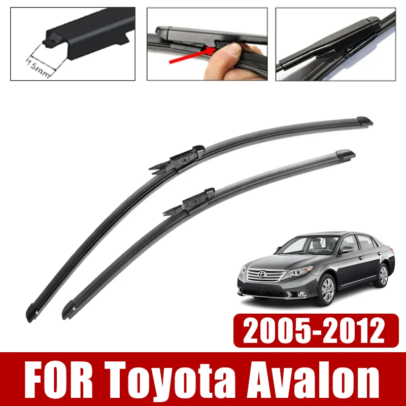 

Car Wiper Blade for Toyota Avalon XX30 2005-2012 2006 2007 2008 2009 2010 Rubber Windscreen Windshield Wipers Auto Accessories