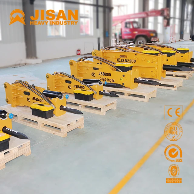 Jisan Top Type JSB قواطع الصخور الهيدروليكية مطرقة مكونة أساسية للمحرك المتين