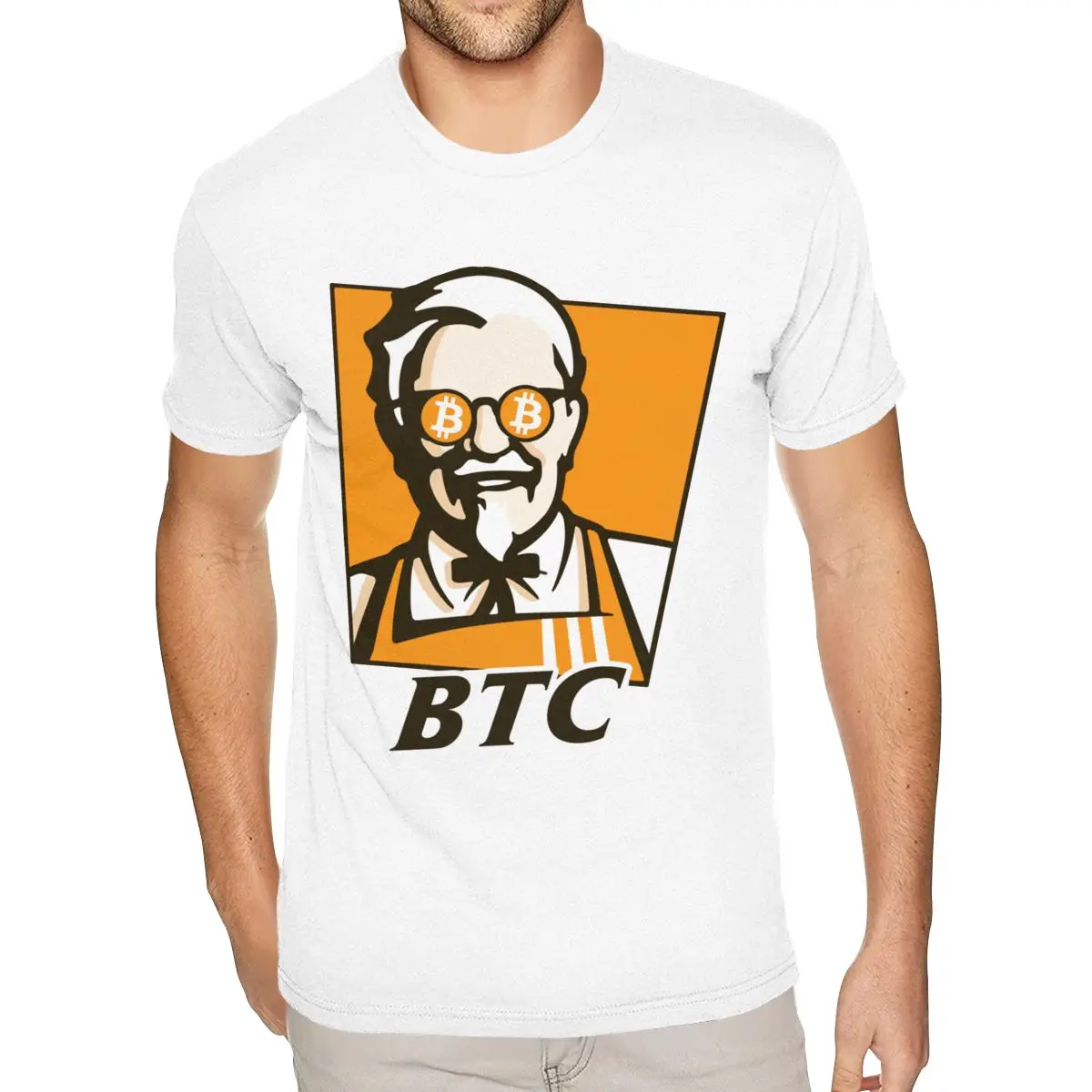 

Custom Bitcoin T Shirt Printing Tee Shirts Boyfriend's 3XL White Tees Shirt