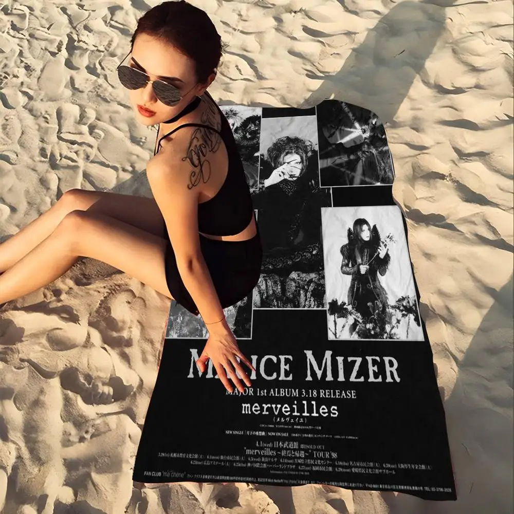 Band M-Malice M-Mizer Bath Towel Microfiber Soft Water Absorbing Breathable For Girl Kids Decorative Cartoon Beach Towel