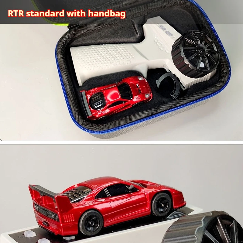 LDARC S100 Professional 1:64 RC Drift Mosquito Car Rear-Wheel Drive Full-Scale Steering Static Model-Grade Appearance