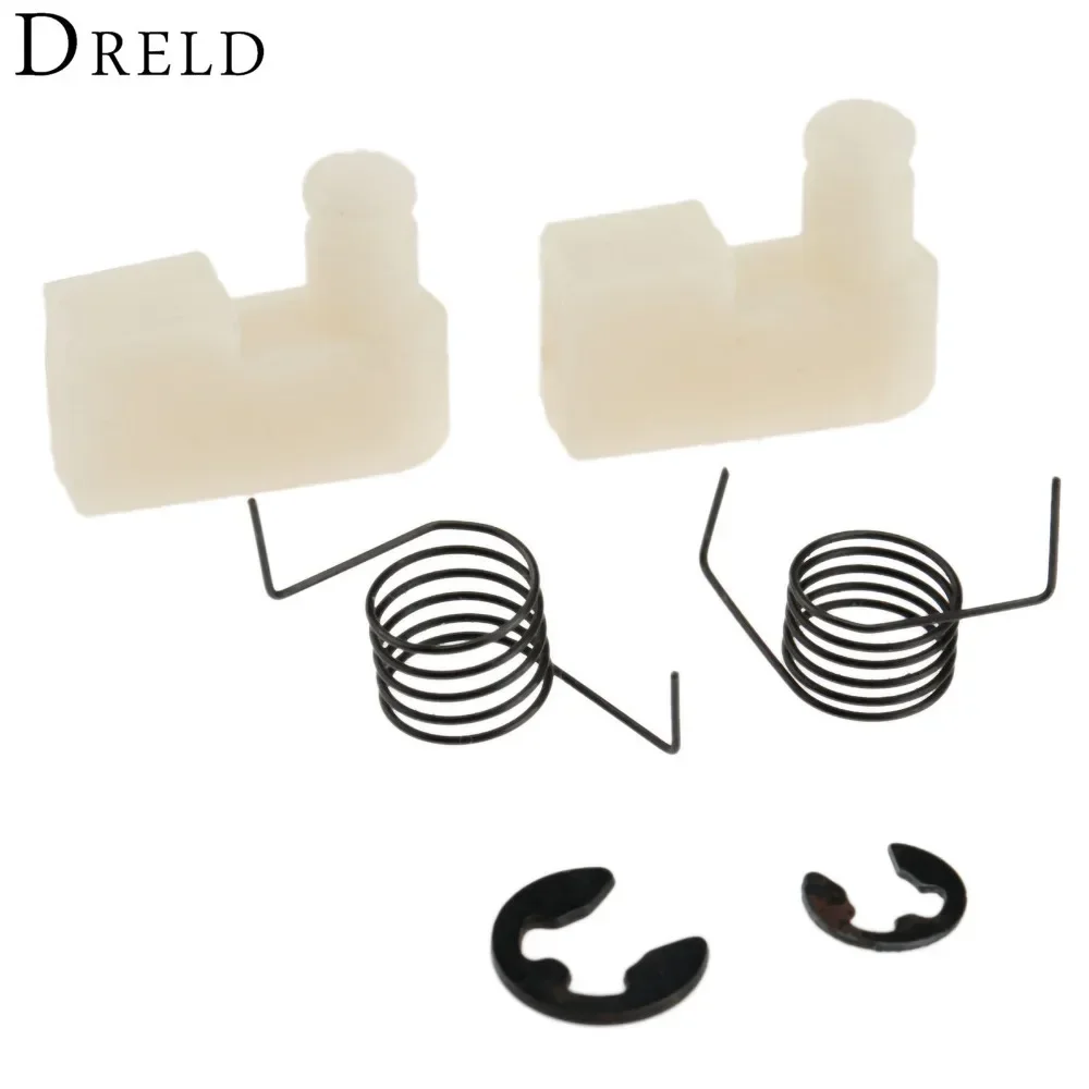 6Pcs(2Sets) Tool Parts Chain Saw Flywheel Starter Pawl + Spring + Clip For Zenoah Chainsaw Parts 4500/5200/5800/43CC/45CC