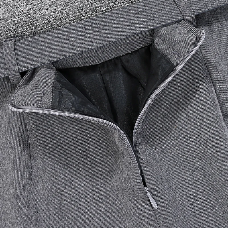 Faltenrock im College-Stil, Frühjahr 2026, neuer Damenrock mit hoher Taille und Gürtel