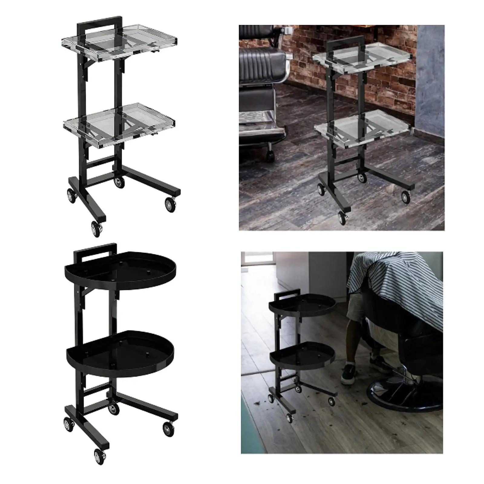 Поднос для тележки на колесиках для салона, тележка для салона, тележка для парикмахерской, тележка для парикмахера, тележка для салона на колесах, для салонов, студий
