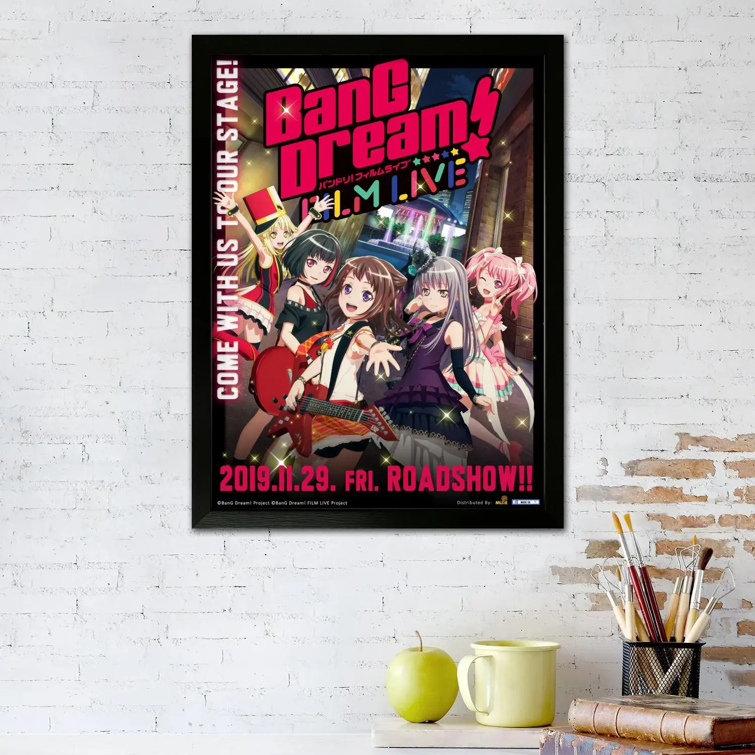 Bang Dream Canvas Art Poster and Wall Art, Picture Print, Modern Family Bedroom Decor,Decorative painting