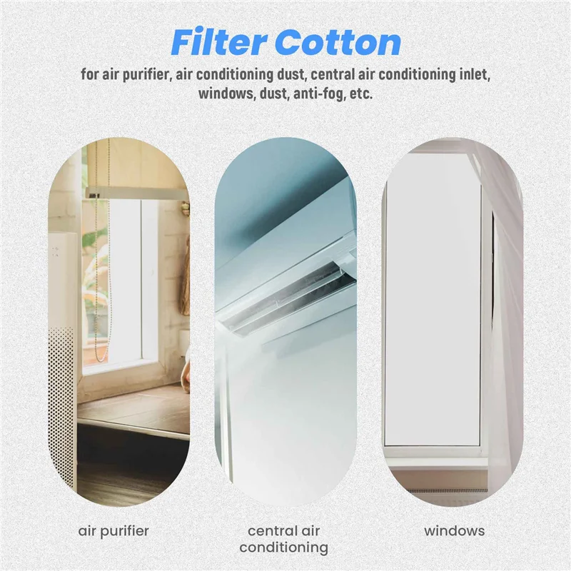 B92A 5Pcs Electrostatic Filter Cotton Hepa Filtering Net Soot For Xiaomi Air Purifier Vacuum Cleaner Parts