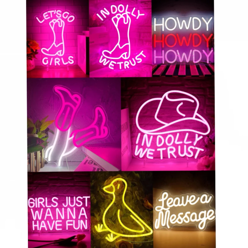 

In Dolly We Trust Neon, LED Signs, Retro Style Neon Art, USB-powered, Teen Bedroom Man Cave Party Aesthetics Christmas Birthday