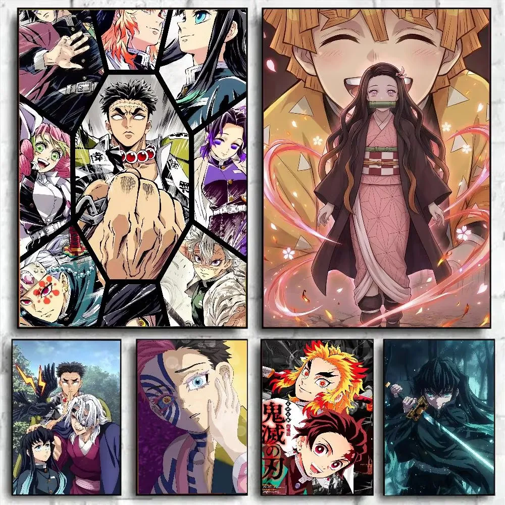 Diamond Painting Japanese Anime Demon Slayer Diamond Mosaic Artwork Creative Handmade Home Office Decor Gift