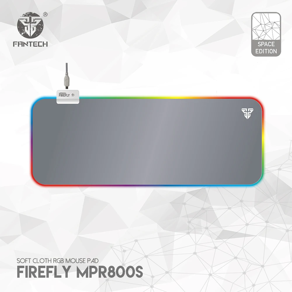 FANTECH FIREFLY MPR800S Gaming Mousepad 800 x 300 mm XL Desk Keyboard Desk Mat Natural rubber Speed and Control Mousepad