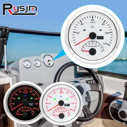 125km/h 120km/h 200km/h GPS Speedometer 85mm Odometer With GPS Antenna Motorcycle Speed Meter Gauge With Tachometer 0-8000RPM