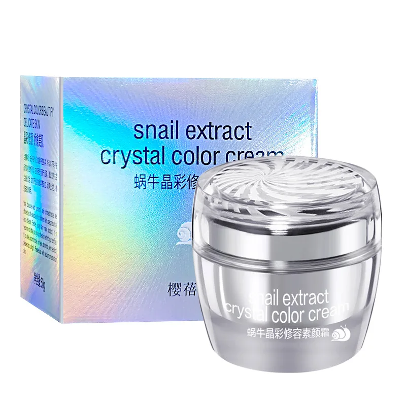Snail Mucin Tone-Up Cream Lightweight Hydrating Sensitive Skin Non-Cakey Natural Coverage Oil-Free Makeup Base,Korean Skincar