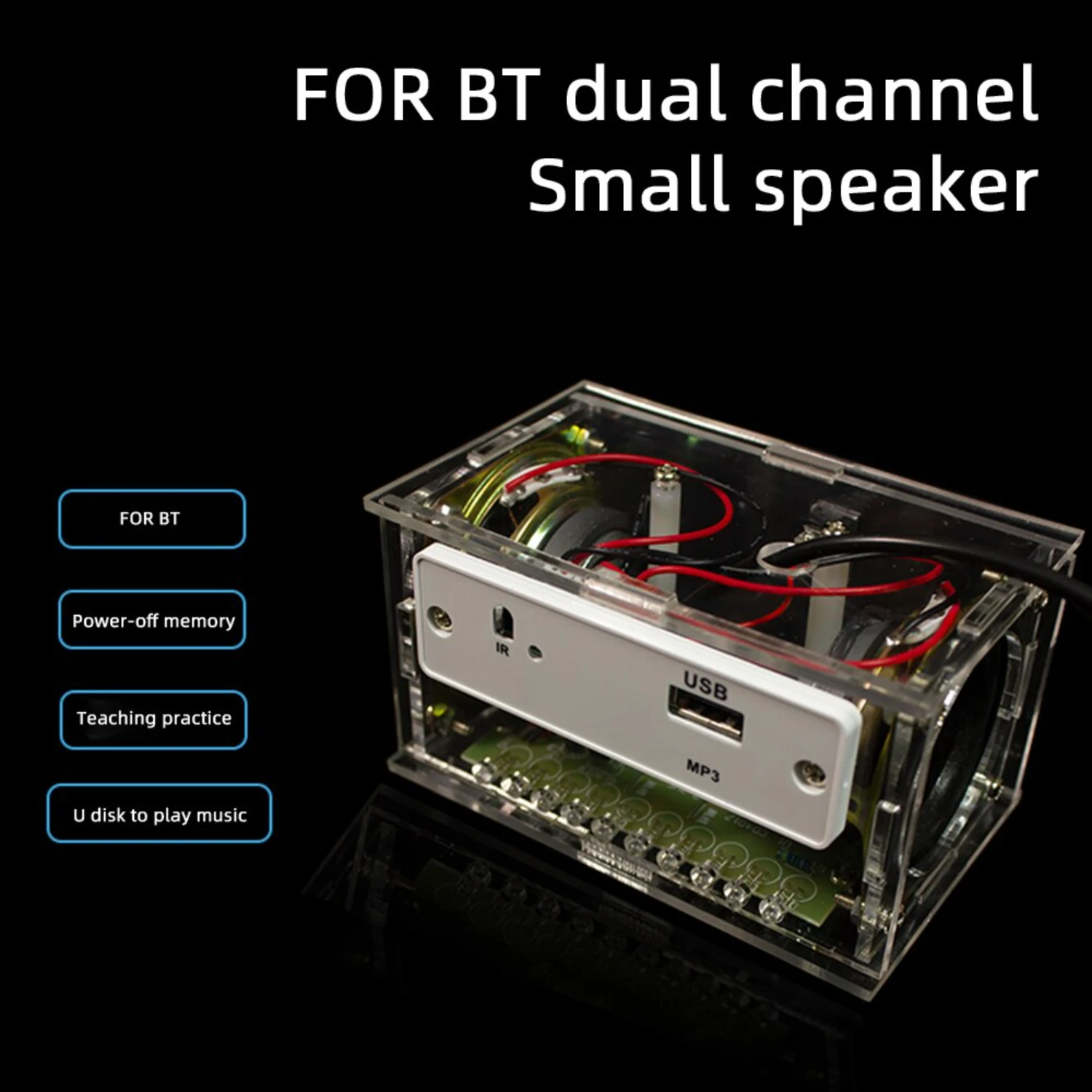 Comprehensive DIY Electronic Kit for Building and Welding a High-Quality Bluetooth Speaker - Includes All Necessary Parts - Perf