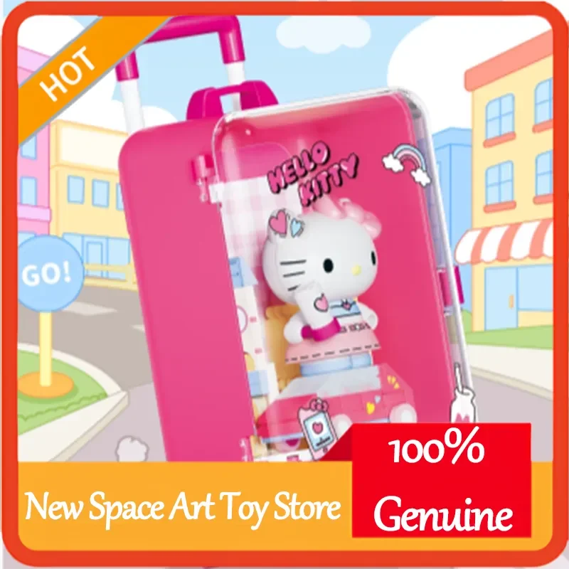 Sanrio Heartwarming Journey Series Blind Box Bausteine ​​Minifigur Sammlermodell Mystery-Spielzeug Geschenk für Freunde
