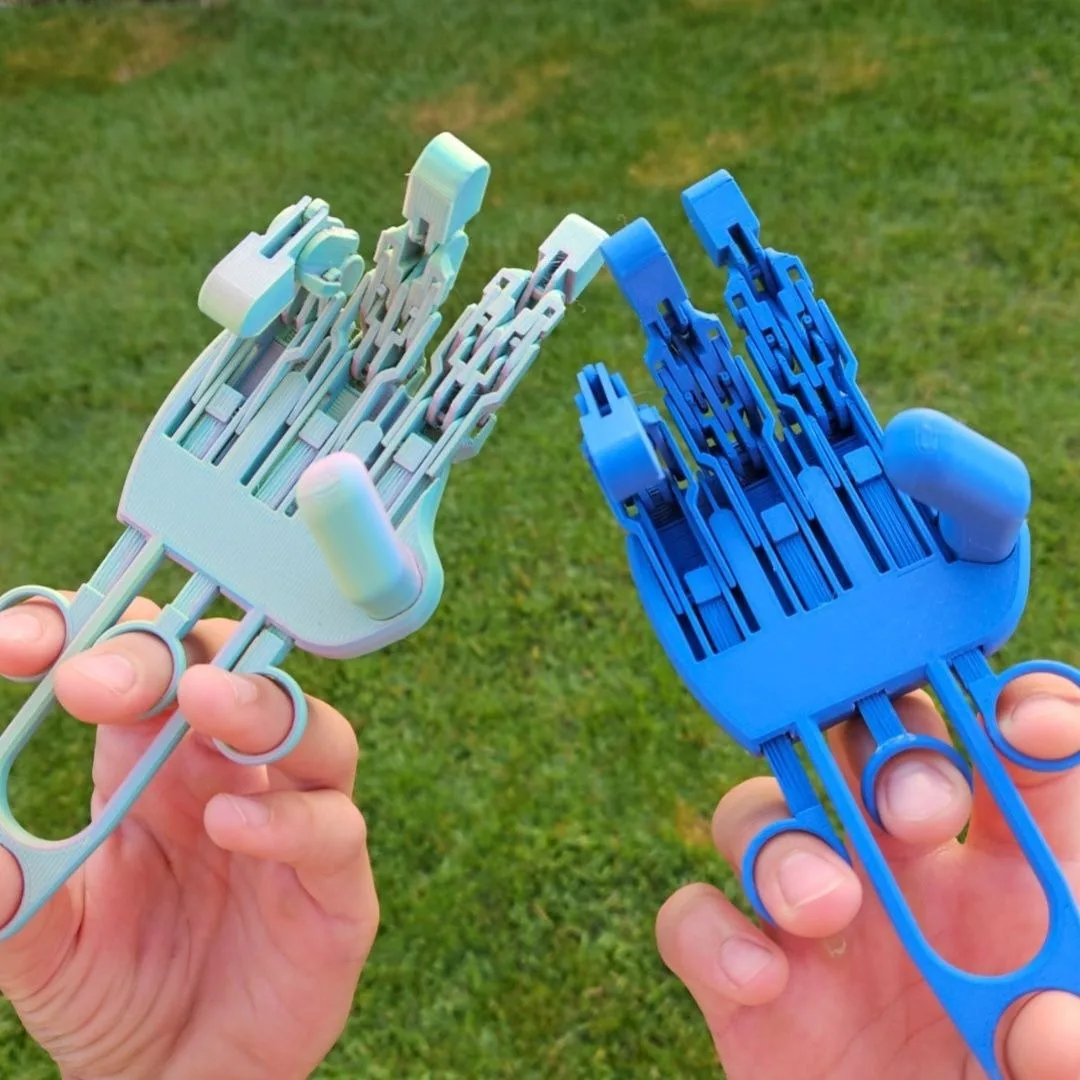 Over-engineered Mechanical Robot Arm Fidget Toy Movable Joint Stress Relief Hand Model Desktop Decor Gift