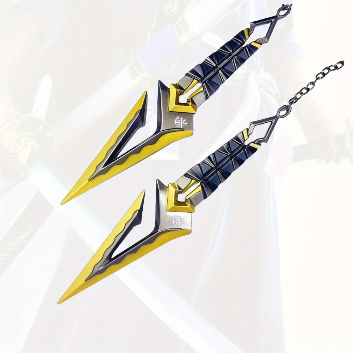 6.3inch Valorant Kunai Metal Katana Sword Ninja Knife Original Samurai Sabre Japanese Katana Sabre Cosplay Accessories Prop Toy