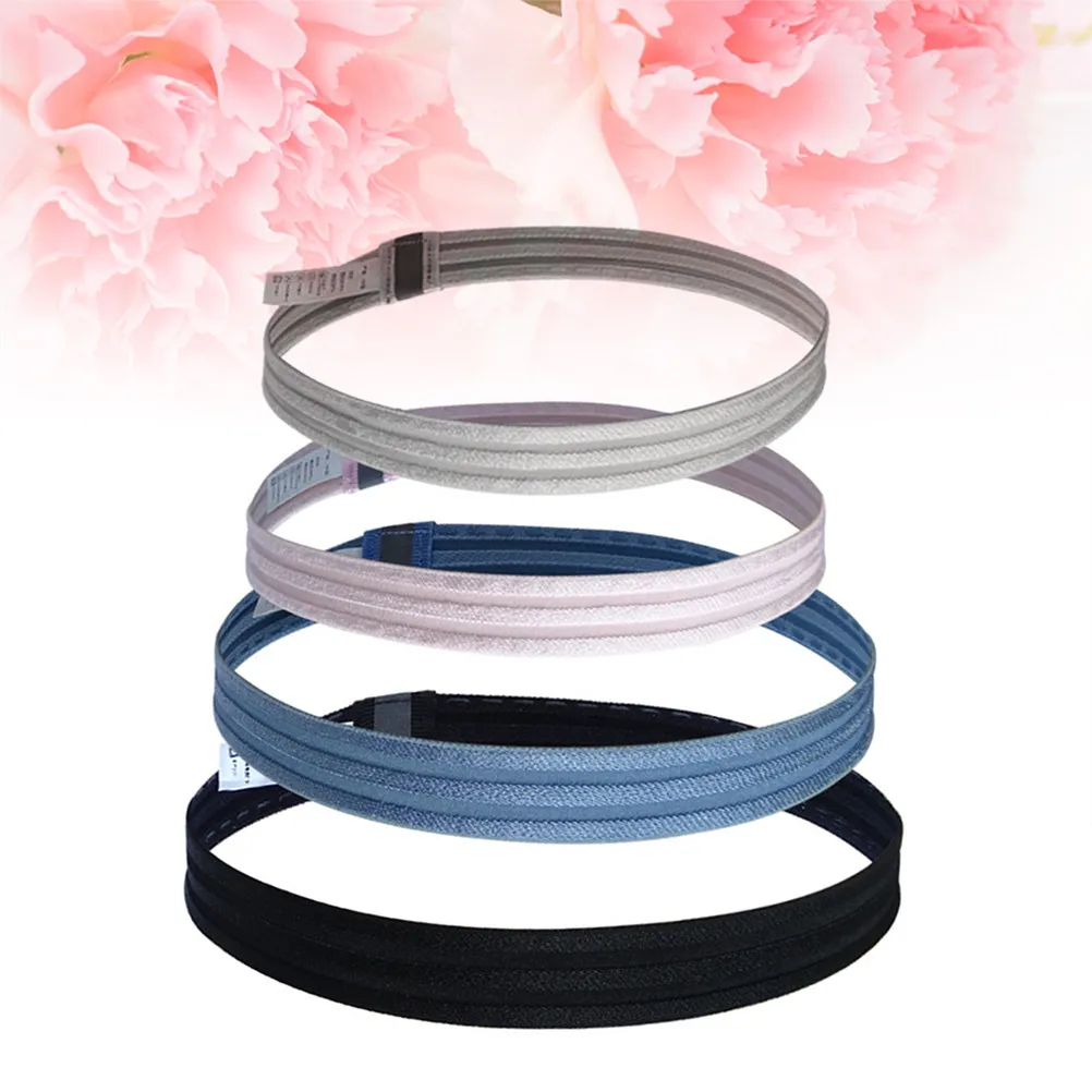 

3Pcs Yoga Sports Headbands Reflective Sweatbands Elastic Non-Slip Hairbands for Running Gym Activities Reflective Sweatband