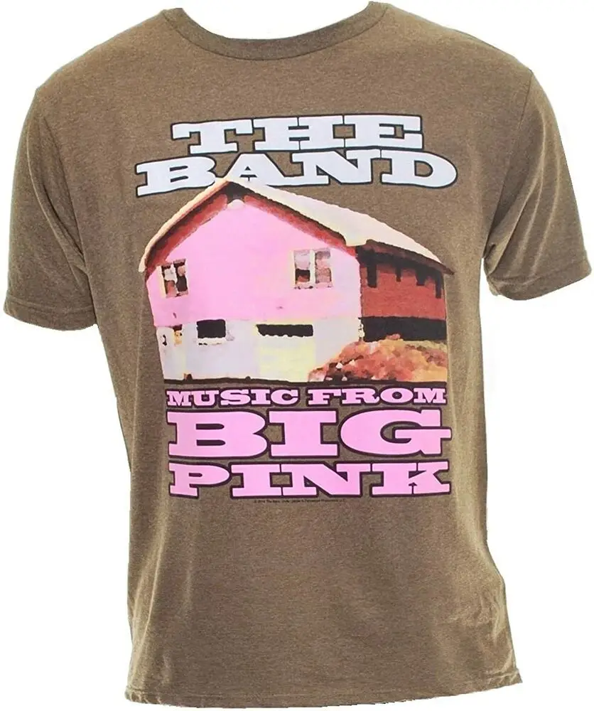 

The Band - Big Pink Mens Soft T Shirt High Quality 100%Cotton Short Sleeve