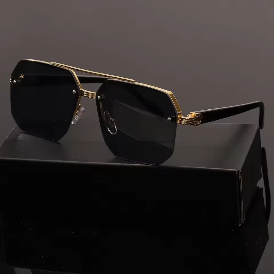 1 Stück Unisex Pilotenbrille Mehrfarbig Klassische Persönlichkeits-Mode-Sonnenbrille für Alltag Urlaub Strand Party Musikfestival Dekoration