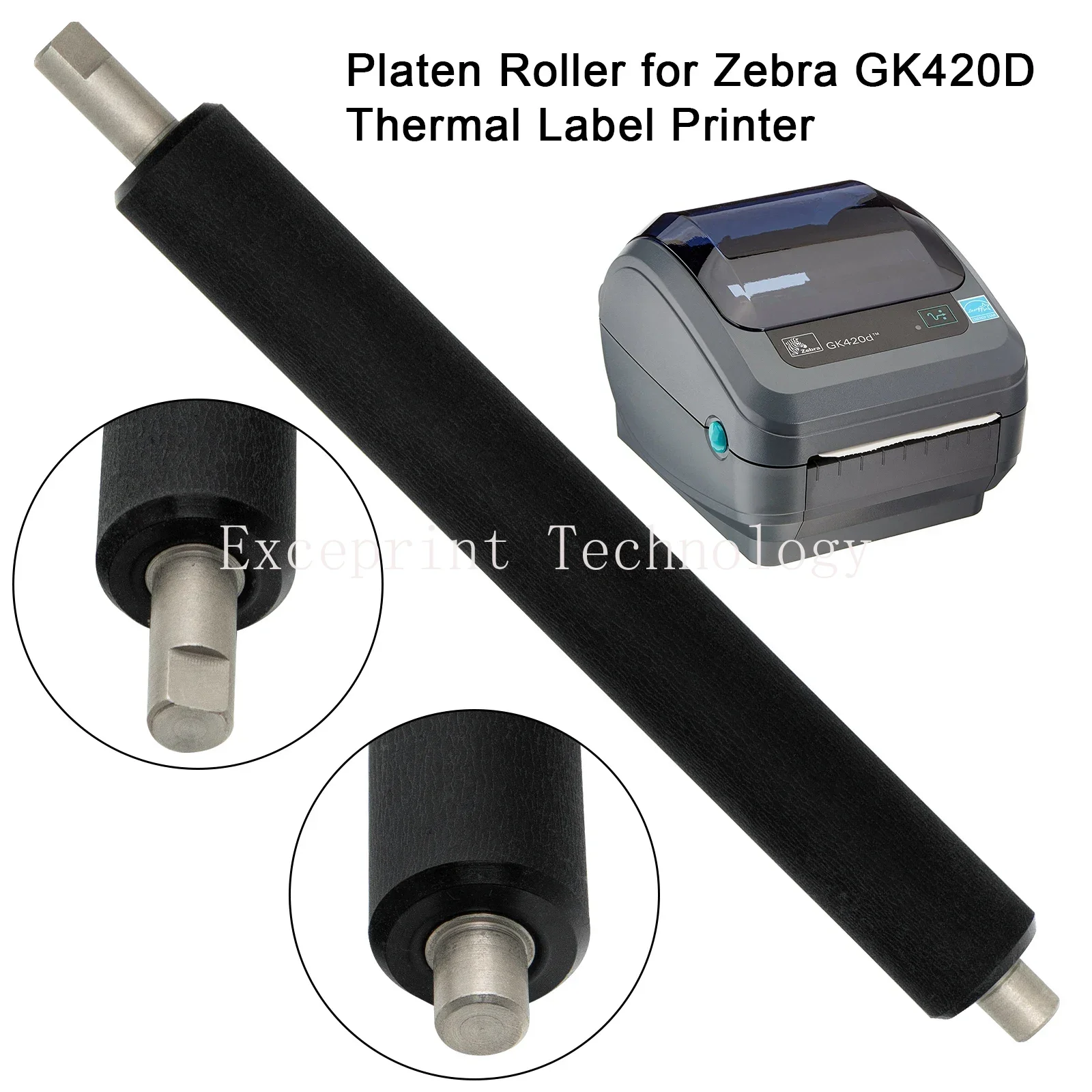 Brand New Rubber Roller for Zebra GK420d GX420d GK430D GX430D Thermal Printer,105934-034