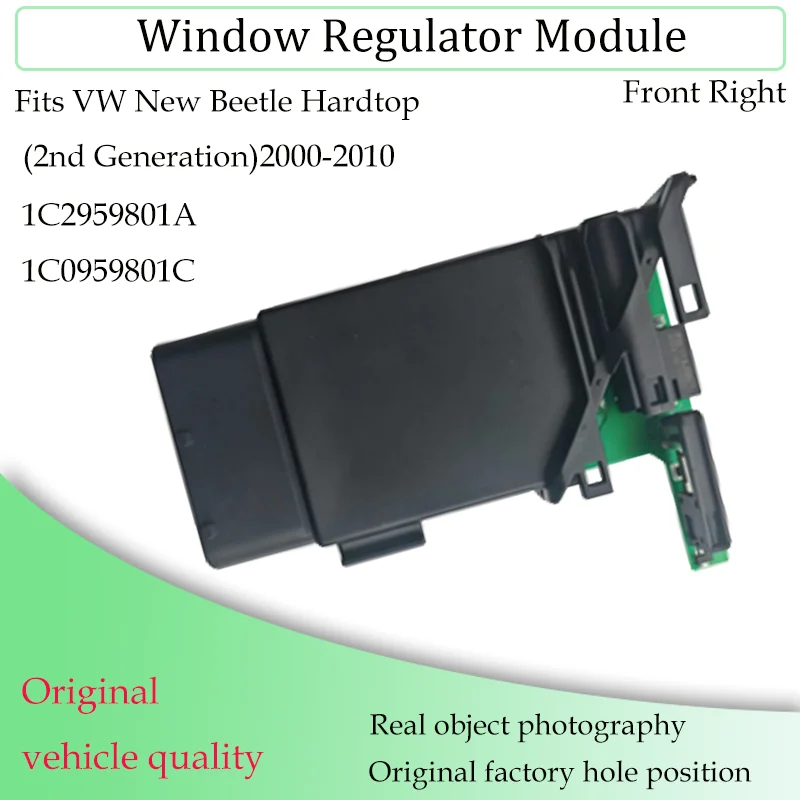 Ramenheffermotor voor VW New Beetle Hardtop (2e generatie), geschikt voor 2002-2010 1C2959802A 1C2959801A 1C0959802B 1C0959801C