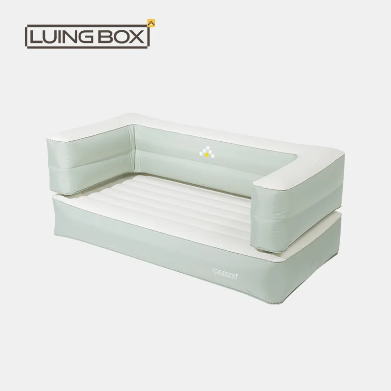 مرتبة LUINGBOX للتخييم قابلة للنفخ مقاس مزدوج وسرير هوائي خفيف الوزن للمغامرة الخارجية وحفلات الظهر على الشاطئ