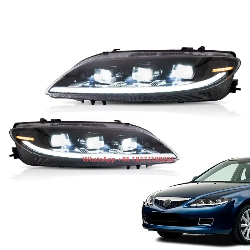 Factory Other Headlights GGI 2003-2015 LED Others Car Light Accessories Auto Lighting Systems Parts Head Lamp for Mazda 6