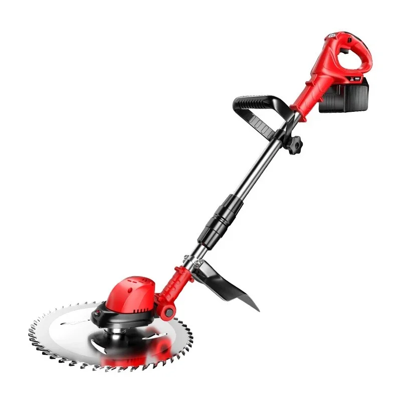 

Electric lawn mower small household lithium battery charging high power handheld lawn mowing artifact