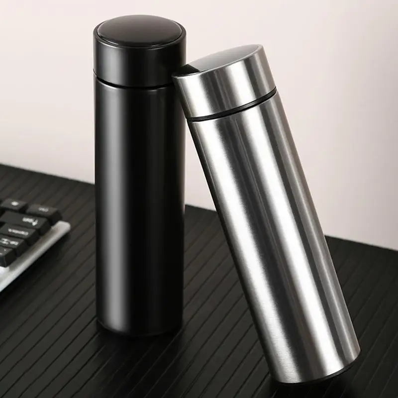 500ml Stainless Steel Thermos Vacuum Flask Smart Water Bottle Temperature Display Insulated Cup Travel Car Soup Coffee Mug