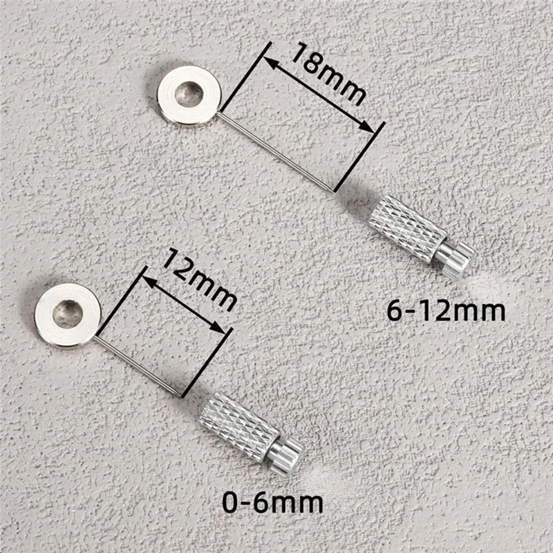 AA76-6Pcs الجلود خياطة تحديد المواقع إبرة DIY أداة خياطة موقف ثابت إبرة الجلود إبرة خياطة ثابتة #3