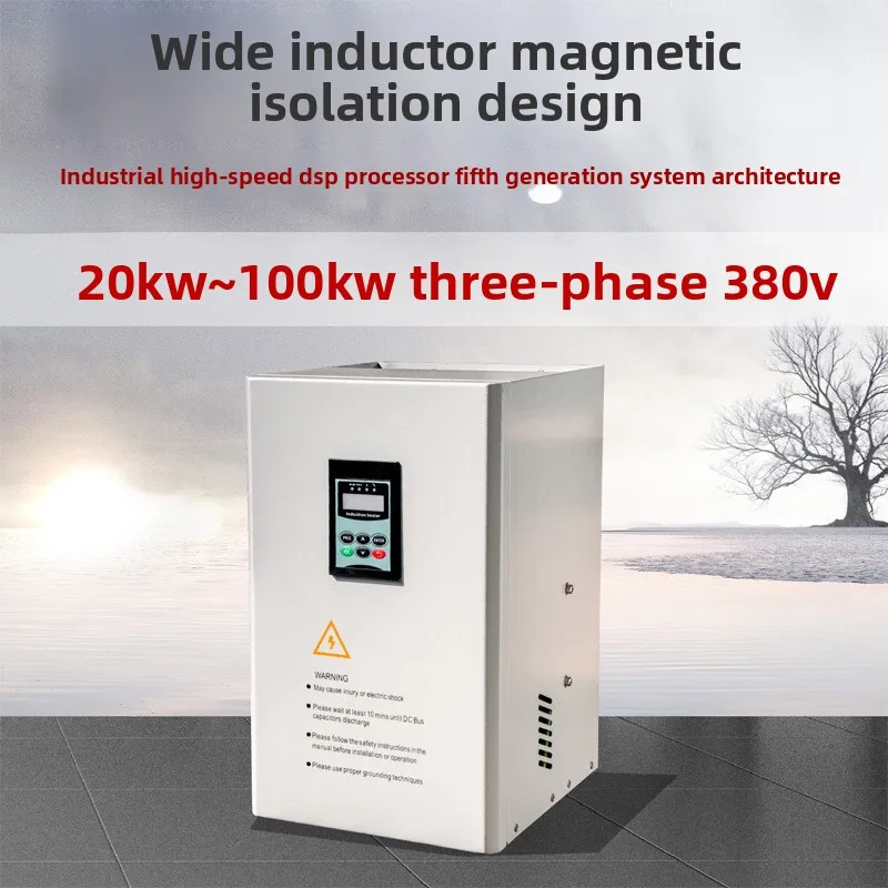 

Rubber Cracking Oil Refining Equipment Frequency Conversion Electromagnetic Heater 20KW Induction Heating Power Supply