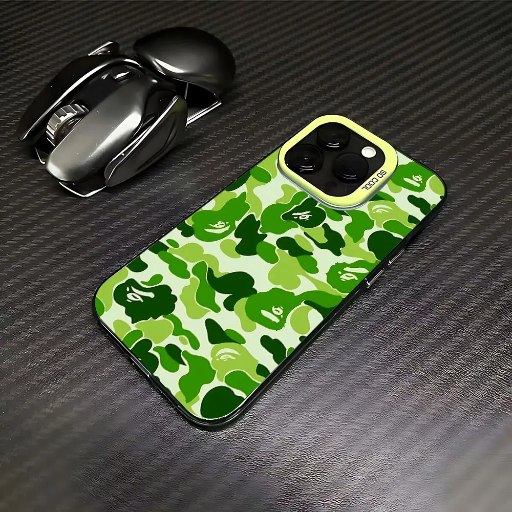 Modische Leoparden-Handyhülle für iPhone 17 17e 16e 16 15 14 13 12 11 mini Pro Max Air Plus – stoßfeste, matte Schutzhülle