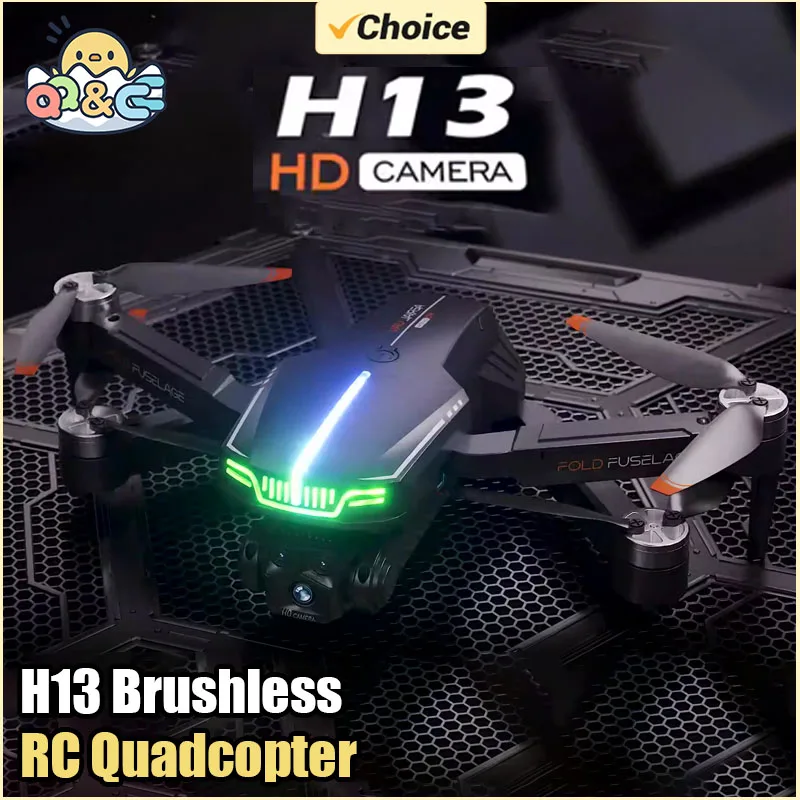 

H13 RC Drone Brushless Optical Flow Aerial Vehicle HD Aerial Photography Obstacle Avoidance Quadcopter Dron Toys For Adult Gifts