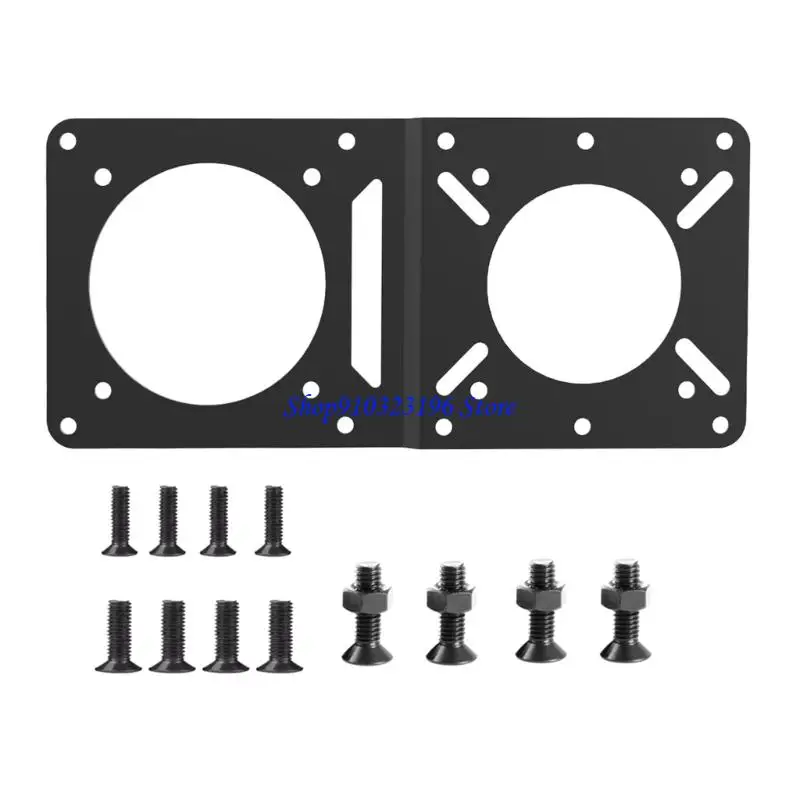 

Q1JF Steel Mounting Plate Hanging Bracket Computer Monitor Fixer Support Holder VESA