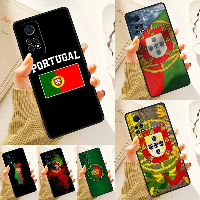 Portugal Grunge Flag Case For Samsung Galaxy S24 Plus S23 S20 S21FE Lite S22 Ultra Note 20 S8 S9 S10 Phone Coque