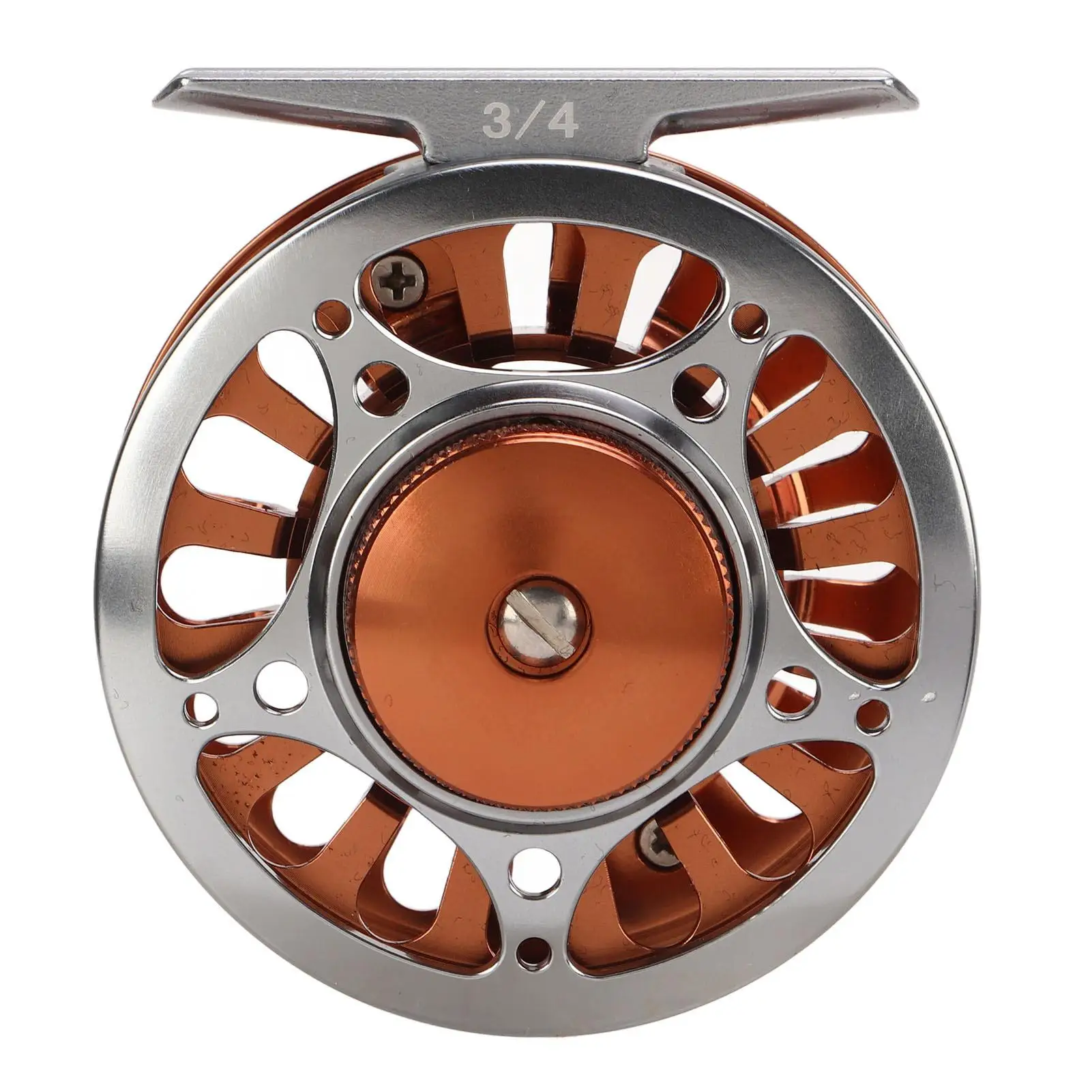 Durable Metal Fly Reel with Oxidation Treatment for outdoor Fishing Adventures