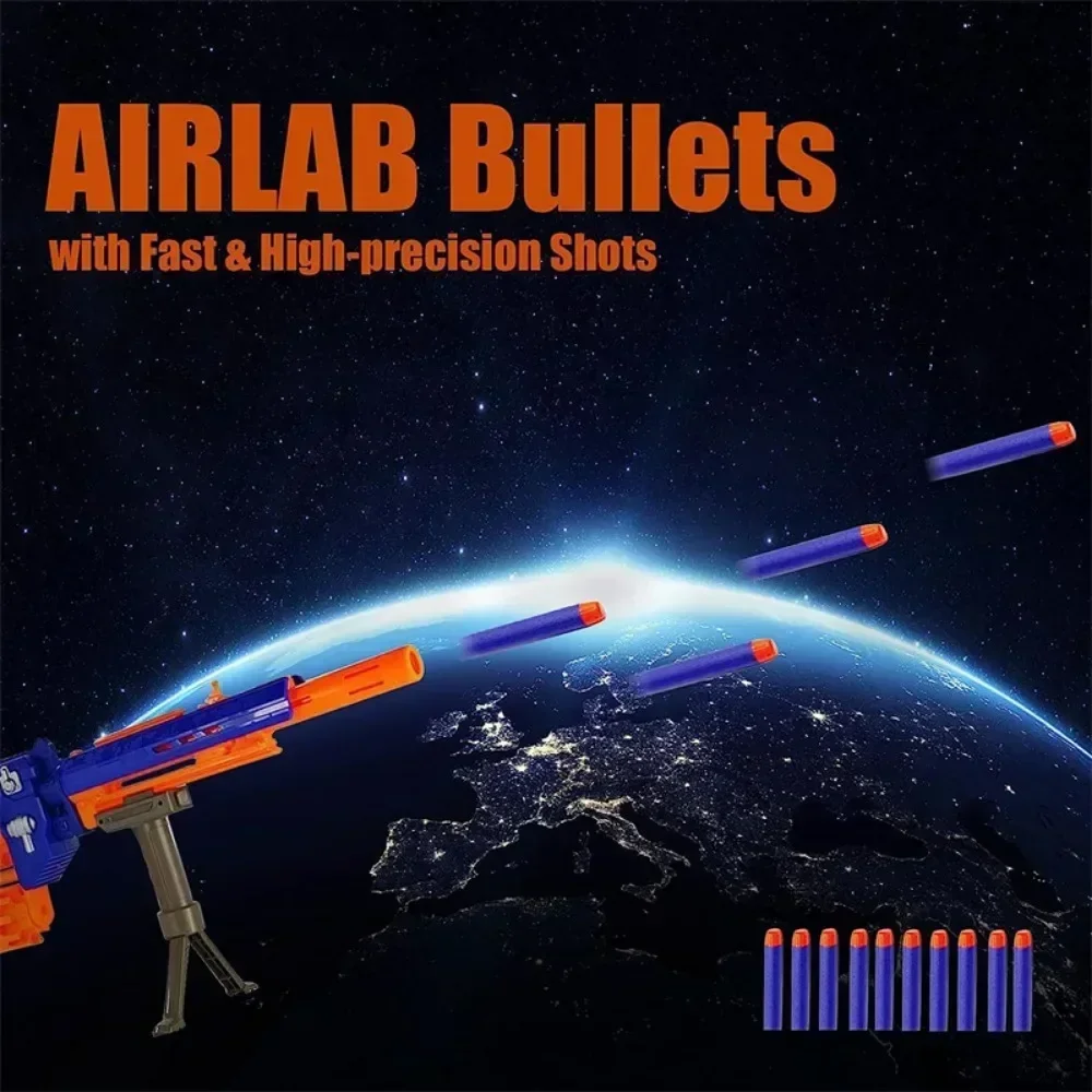 1000-50pcs Blue One Hole Darts Refill Foam Bullets Ammo for Nerfs N-Strike Elite Blasters Gun,7.2cm Gun Accessories