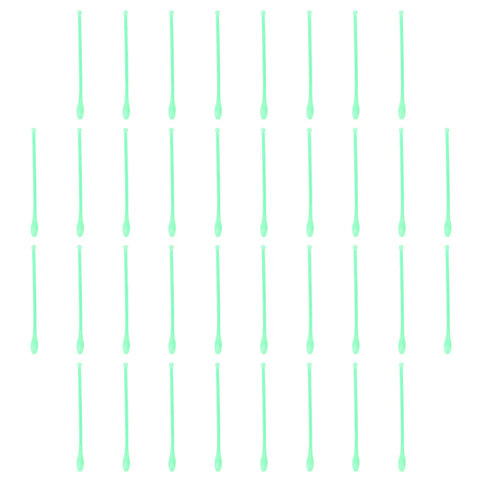 50 قطعة ملاعق قياس بلاستيكية مزدوجة الرأس مغرفة لمسحوق الحبيبات أخذ العينات مختبر المطبخ استخدام خلط ملعقة أداة