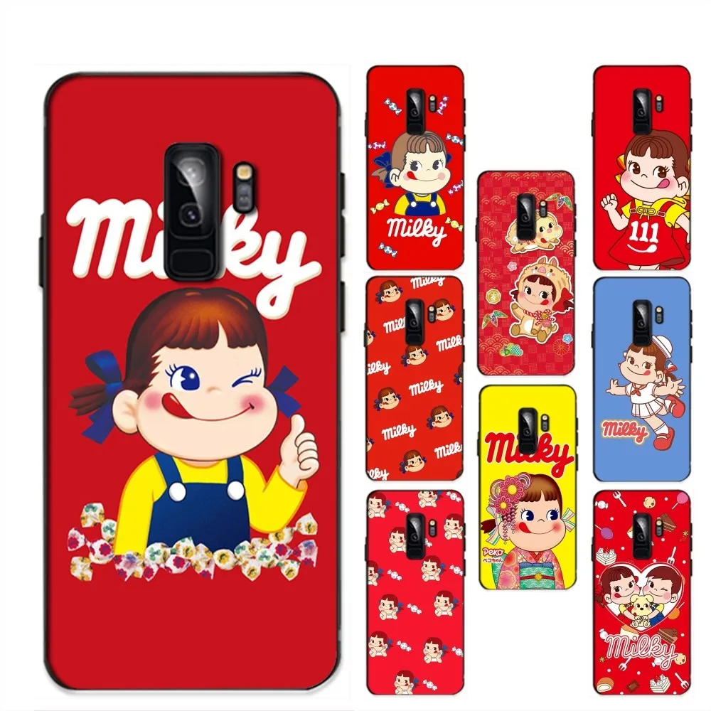 F-Fujiya M-Milky P-Peko C-chan Cartoon Phone Case For Samsung S 9 10 20 21 22 23 30 23 24 Plus Lite Ultra FE S10lite Fundas