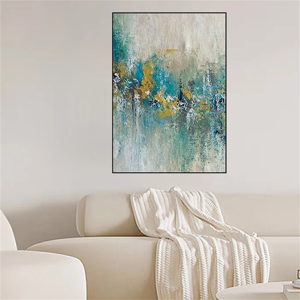 

Abstract Design Watercolor Flower Wall Art Pictures On Canvas Oil Painting Decor Home Living Room Simple Modern Poster Pendant