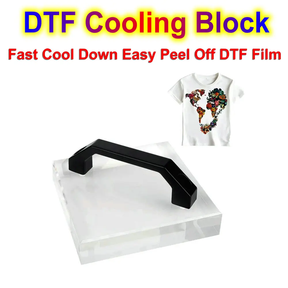 DTF Cooling Block Tool HTV Sublimation Heat Transfer Printing Fast Cool Down Easy Peel Off DTF Film Paper Cooler Brick Parts Kit