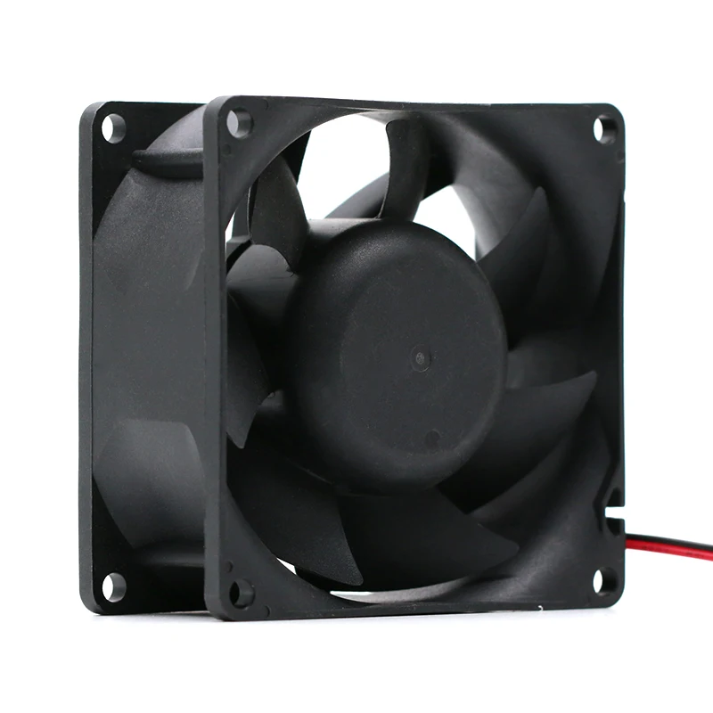 Ventola di raffreddamento industriale per server inverter violento da 80 mm CC 24 V 80x80x38 mm