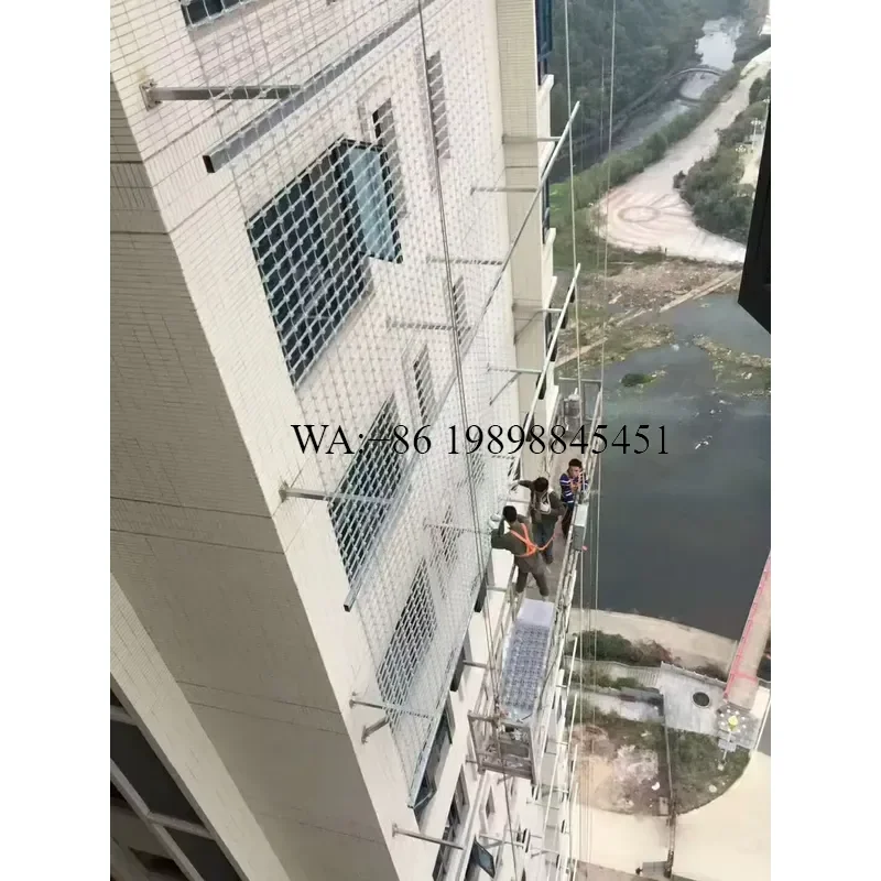 WMWMNU Programmable Permanent Signage LED Video Curtain Outdoor Building Background Screen Foldable Transparent Led Mesh